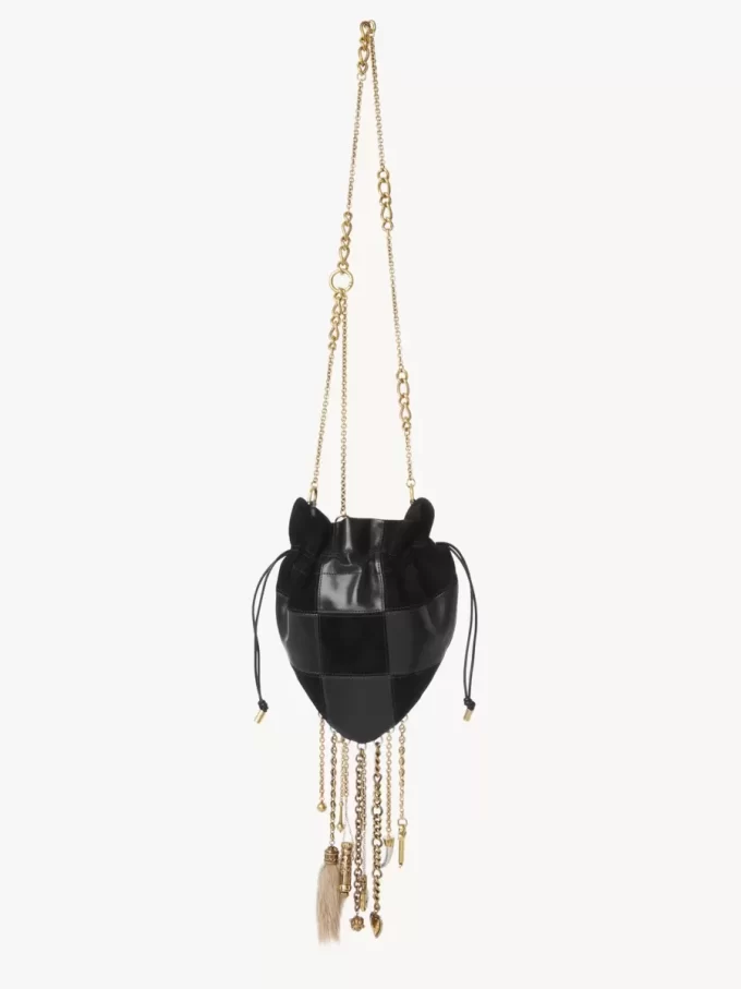 Torebka typu crossbody Château Treasures ze skóry licowej i zamszowej Torebka typu crossbody Château Treasures ze skóry licowej i zamszowej