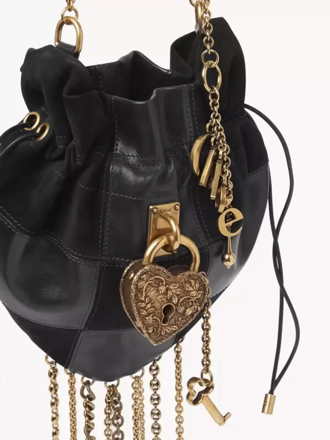 Torebka typu crossbody Château Treasures ze skóry licowej i zamszowej Torebka typu crossbody Château Treasures ze skóry licowej i zamszowej