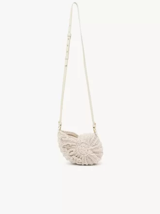 Torebka typu crossbody „Sea Treasures” wykonana na szydełku