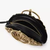 Torebka zapinana na suwak Sea Treasures Shell z miękkiej skóry i metalu Torebka zapinana na suwak Sea Treasures Shell z miękkiej skóry i metalu